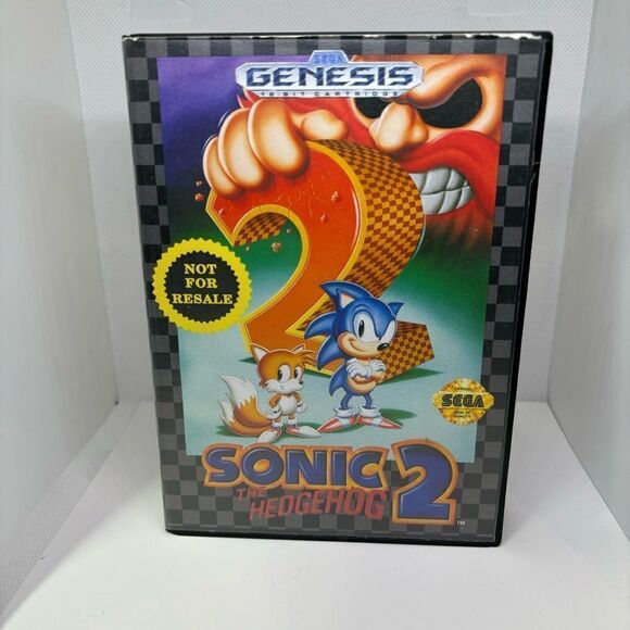 Sonic The Hedgehog 2 (Sega Genesis) Complete CIB Tested Authentic - Picture 1 of 3